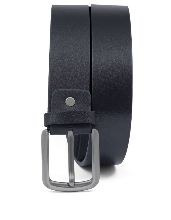 BLACK TEXTURE CASUAL BELT