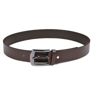 BROWN TEXTURE CASUAL BELT