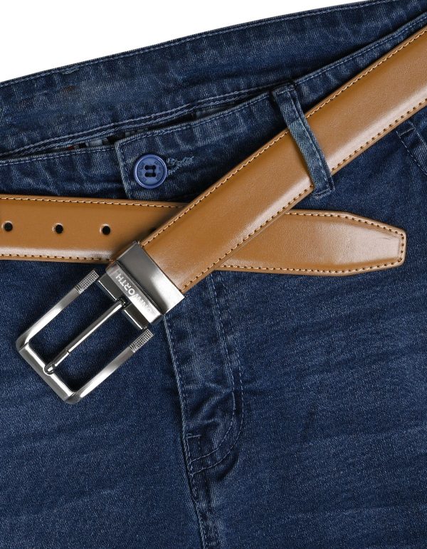 TAN PLAIN FORMAL BELT