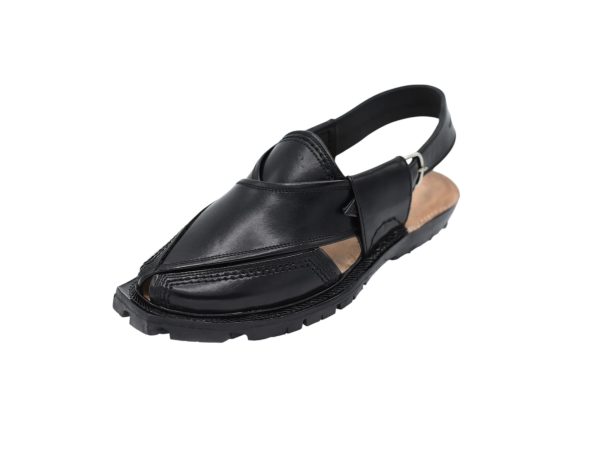 NOROZI BLACK PESHAWARI CHAPPAL