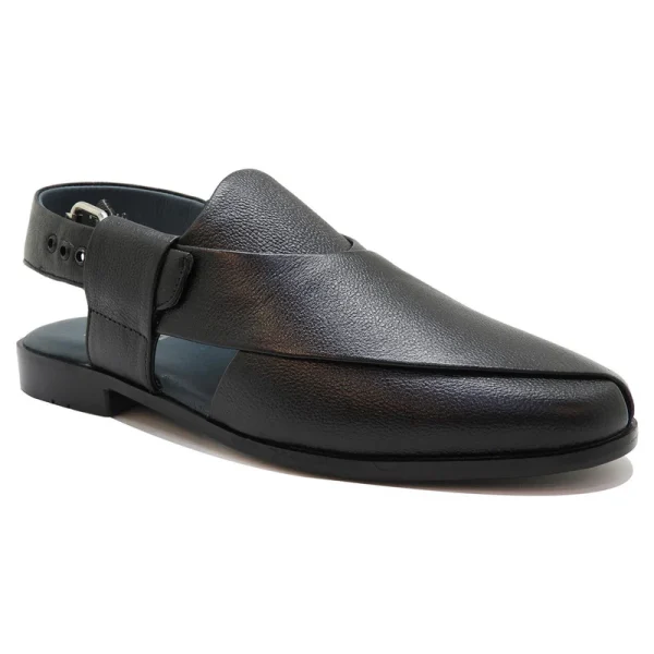 BLACK CASUAL PESHAWARI CHAPPAL