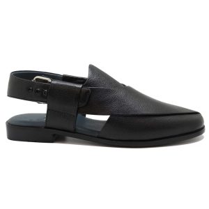 BLACK CASUAL PESHAWARI CHAPPAL